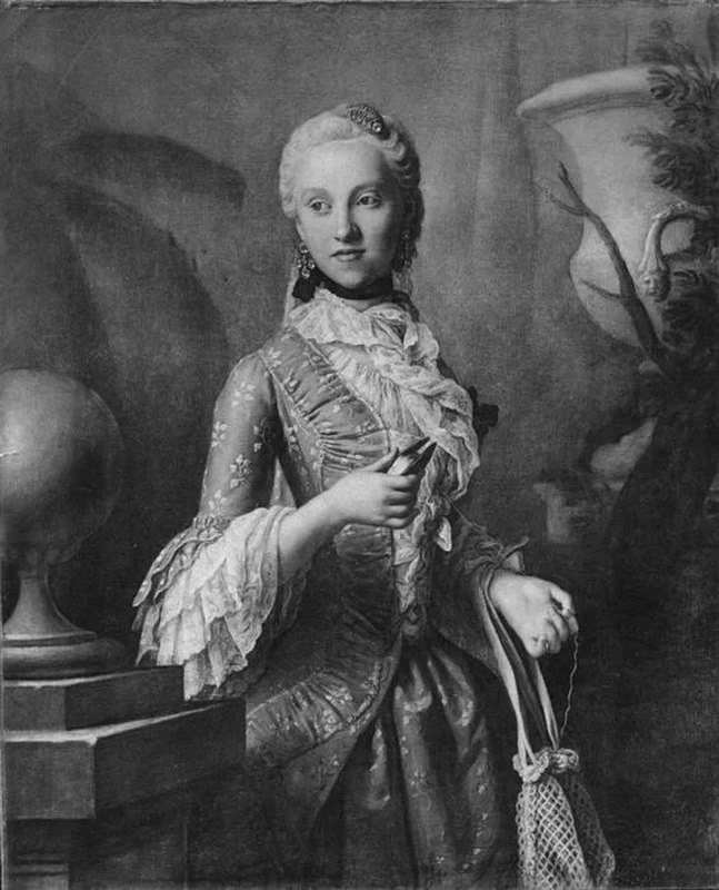 Ritratto della principessa Cunegonda di Sassonia figlia di Augusto III - Dresda, Gemäldegalerie Alte Meister